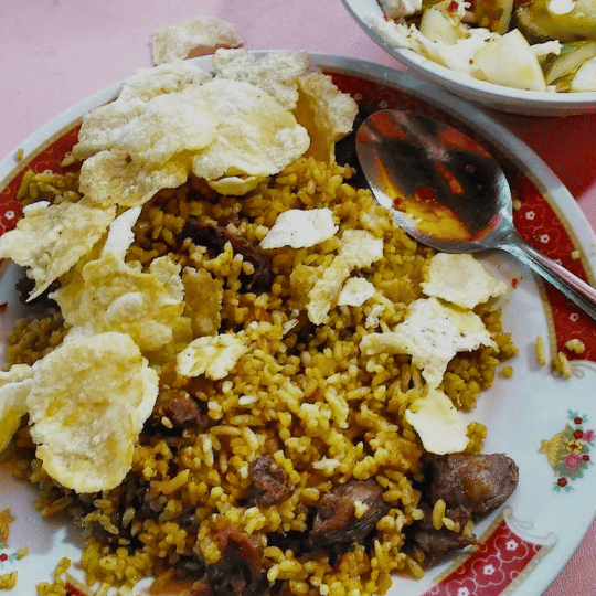 ナシゴレンカンビン | ジャカルタ 屋台 ナシゴレン Nasi Goreng Kambing Kebon Sirih