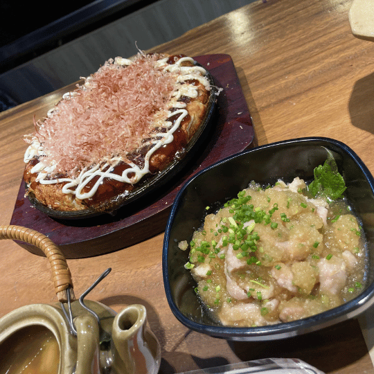 お好み焼き 鶏皮ポン酢 | Tori hachi jakarta 鳥八 ジャカルタ ブロックM 日本食レストラン・居酒屋　